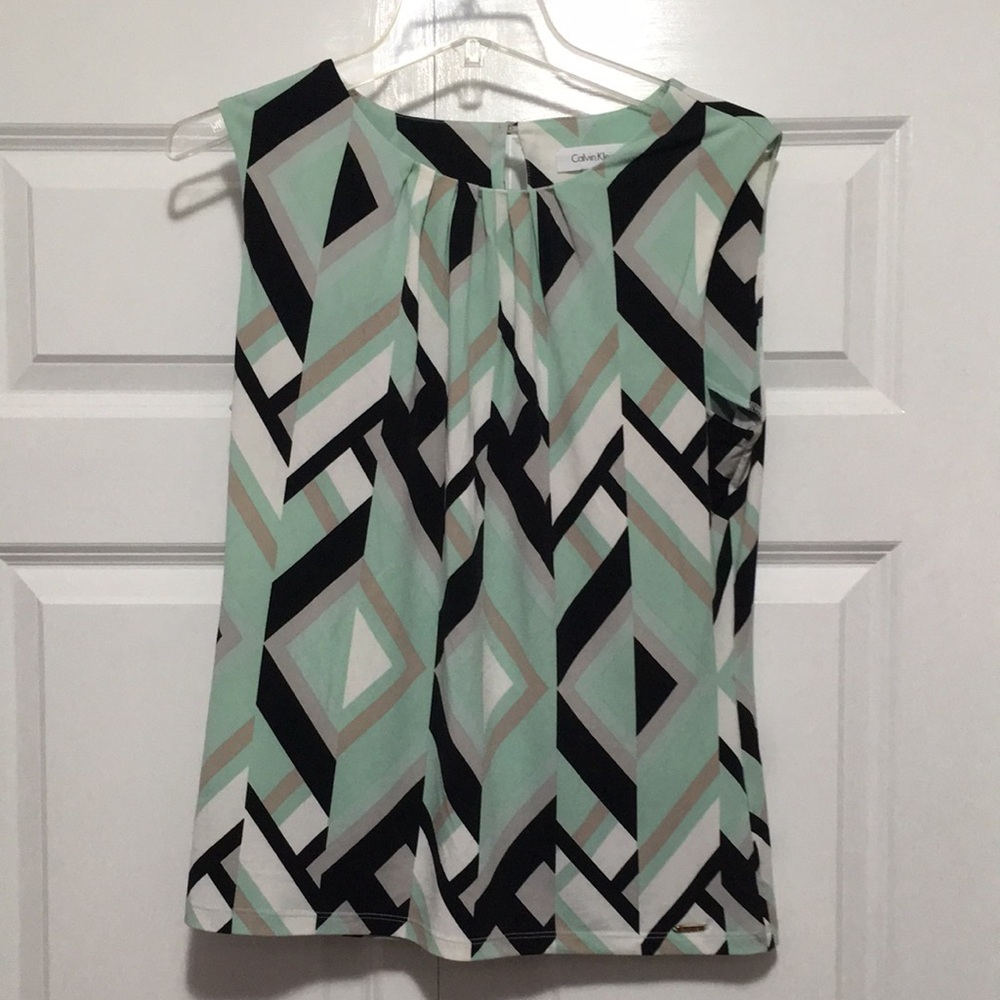 Calvin Klein Sleeveless Blouse in Excellent Used Condition